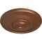 Ekena Millwork Jefferson Ceiling Medallion (Fits Canopies up to 2 7/8"), 11 3/4"OD x 3/8"P, Polished Copper CM12JEPOS - alternate 2